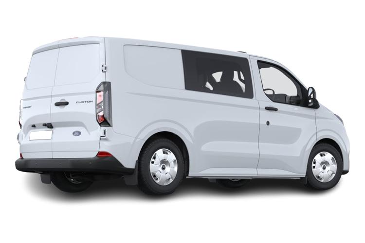 Ev Bus Back View Ford Transit Custom 210kW 65kWh H1 Double Cab Van MS-RT Auto Lease