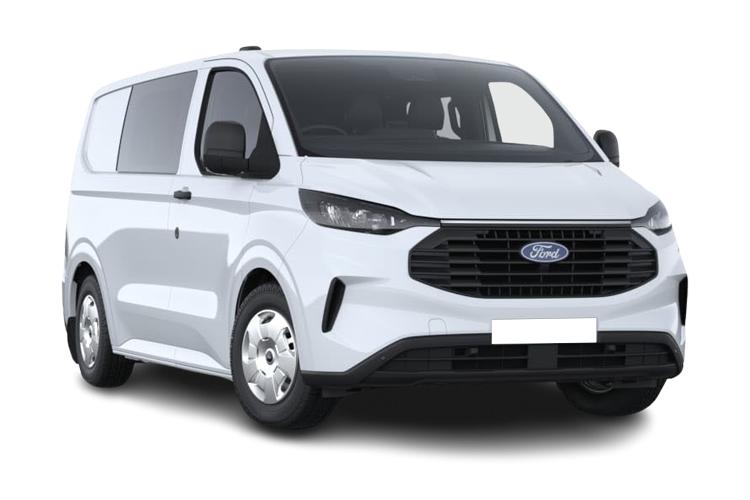 Ev Bus Back View Ford Transit Custom 210kW 65kWh H1 Double Cab Van MS-RT Auto Lease